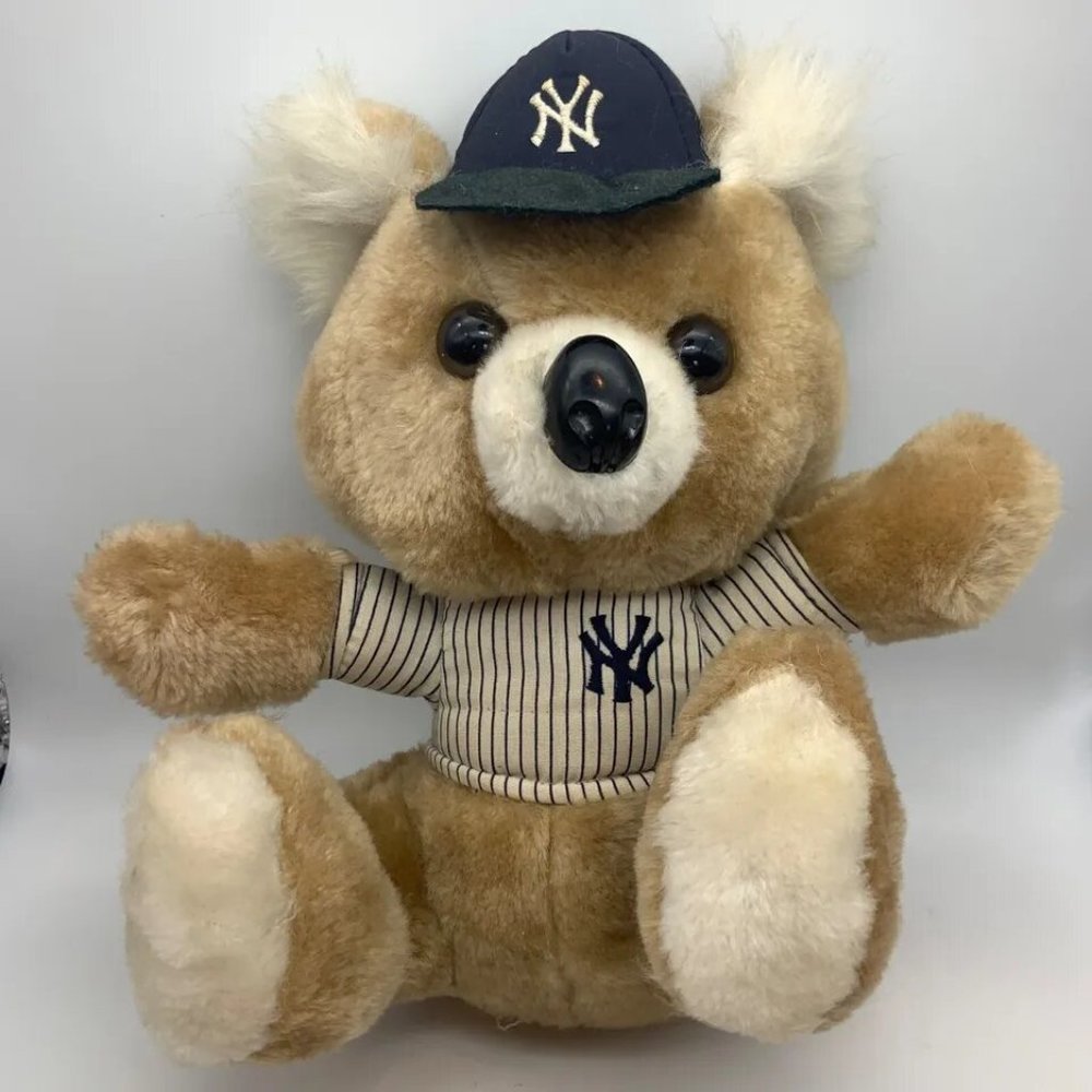 Vintage New York Yankees 9" Collectible Koala Bear Plush